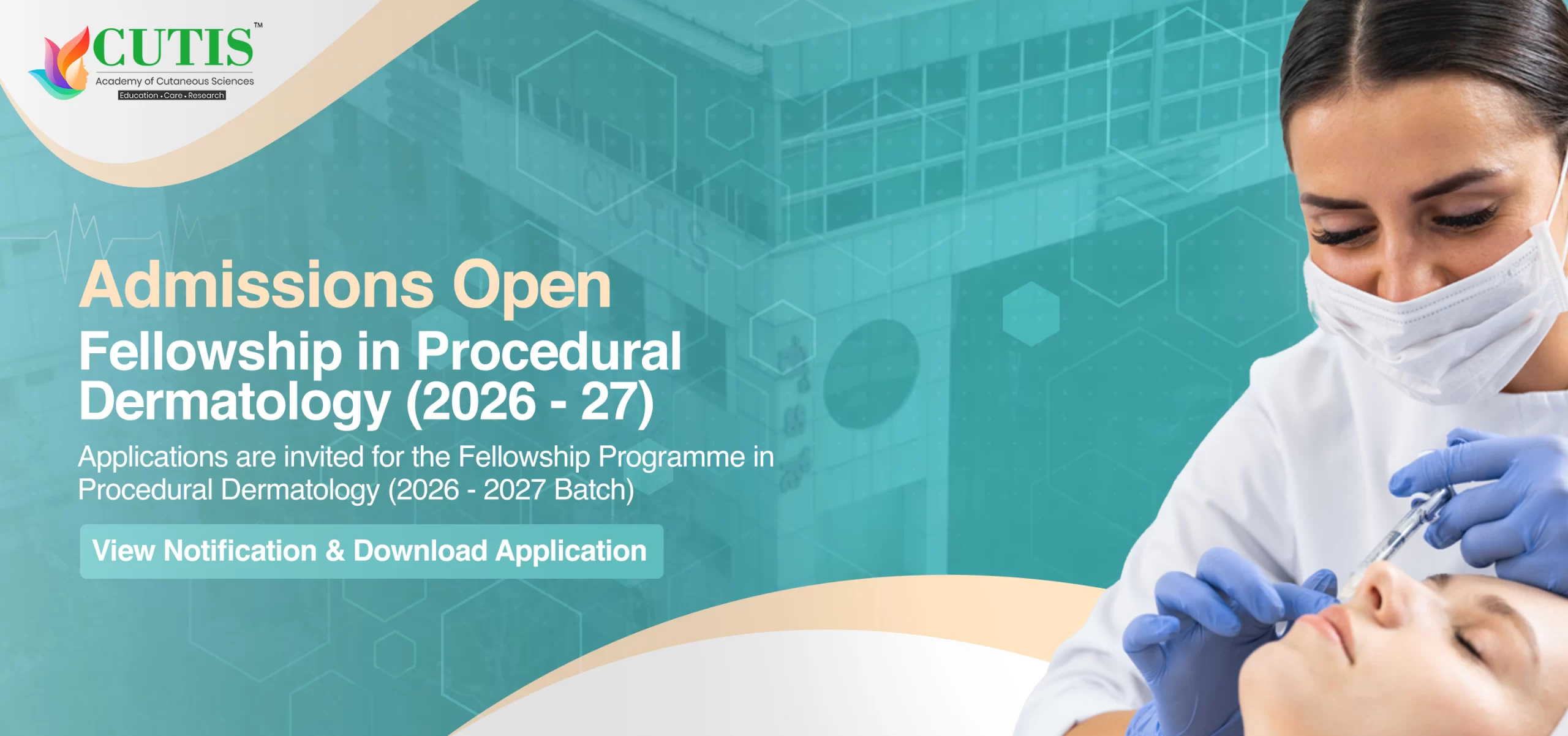 Cutis Banner Admission